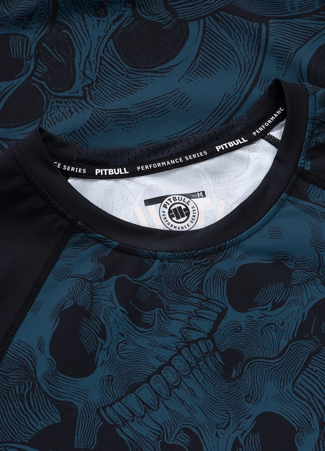 Koszulka męska rashguard Pitbull Longsleeve Guardian Angel czarna
