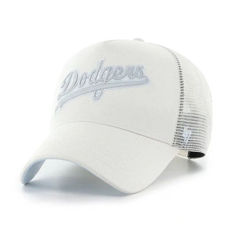 Czapka z daszkiem 47 Brand Los Angeles Dodgers Soft Glow Script biała