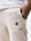 Spodnie dresowe męskie Jigga Wear Black Crown beżowe