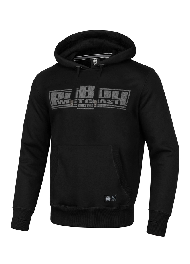 Bluza męska z kapturem Pitbull Pit Bull Boxing FD czarna