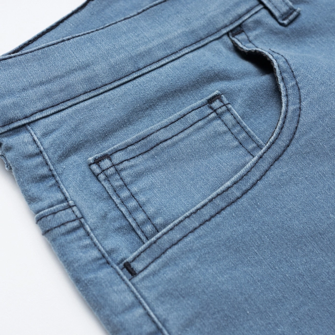 Spodenki męskie jeansowe Patriotic Laur App jasno niebieskie