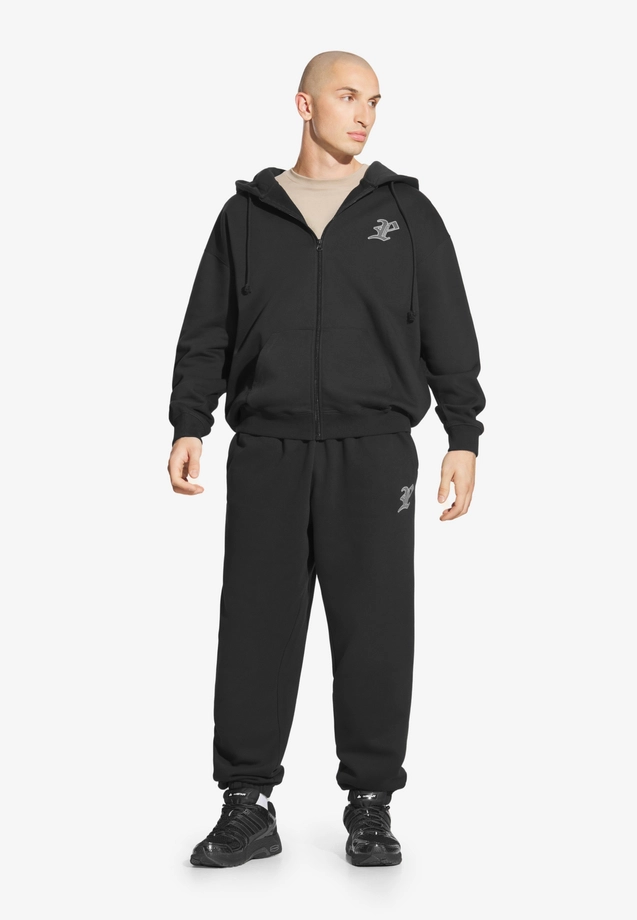 Bluza męska rozpinana z kapturem Prosto Ghotic P czarna