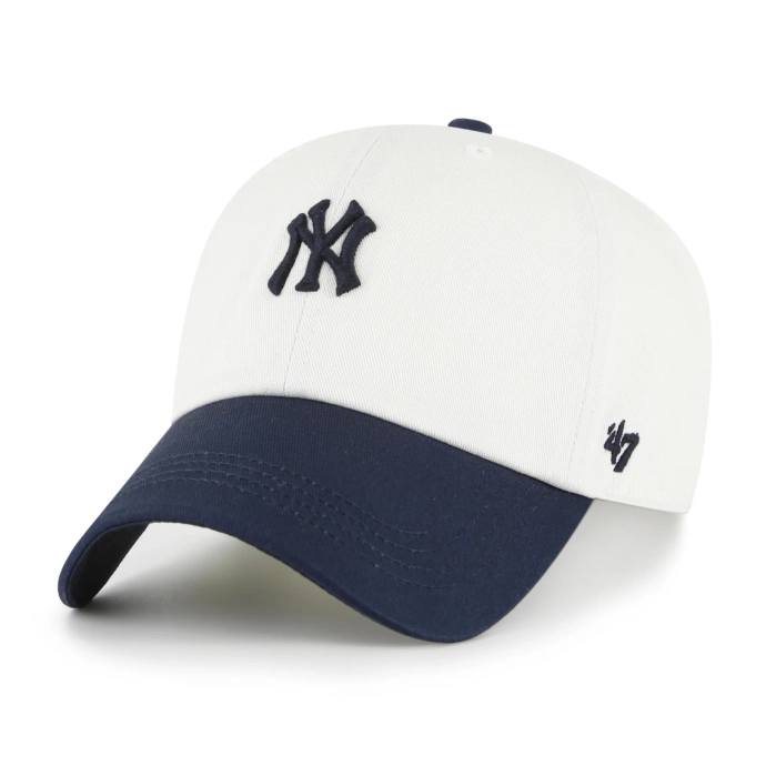 Czapka z daszkiem 47 Brand New York Yankees Contemporary Clean Up biała granatowa