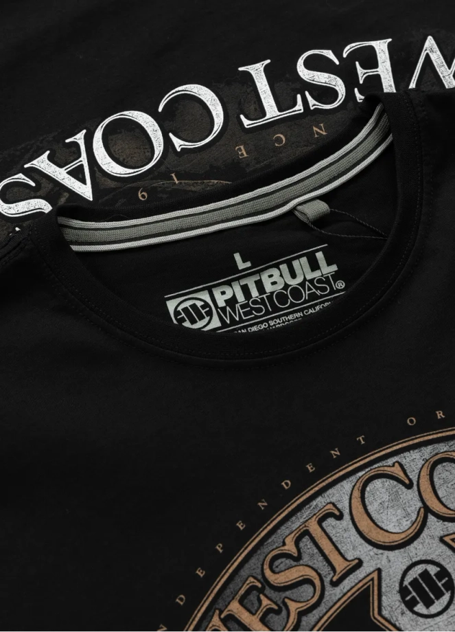 Koszulka męska T-Shirt Pit Bull Pitbull Tommy Gun czarna