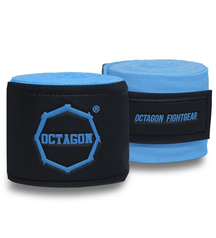 Owijki/Bandaże bokserskie Octagon Fightgear Supreme Basic 3m jasne niebieskie
