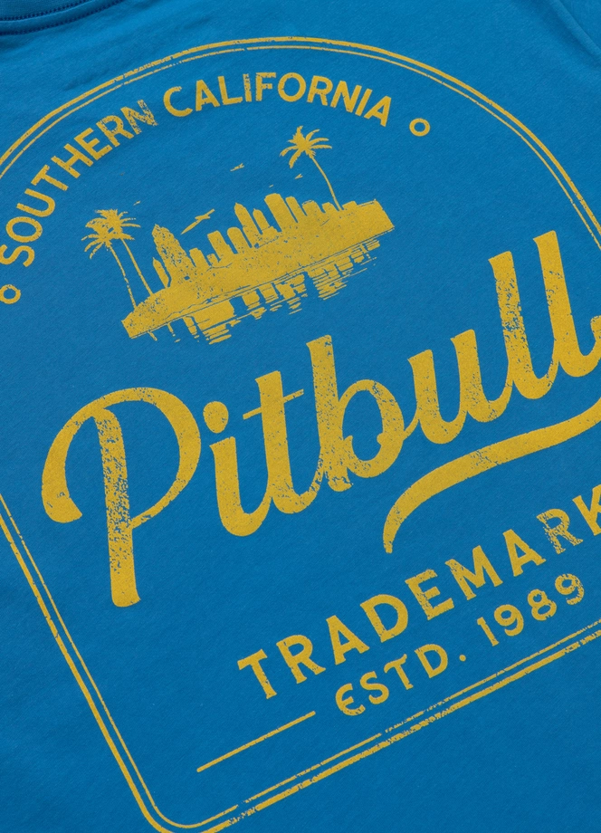 Koszulka męska T-Shirt Pit Bull Pitbull So Cal niebieska
