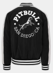 Kurtka męska przejściowa bejsbolówka Pit Bull Manolito czarno/biała