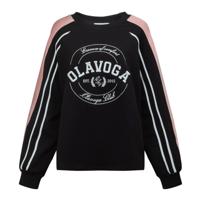 Bluza damska Olavoga Delora czarno/różowa
