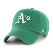 Czapka z daszkiem 47 Brand Oakland Athletics Kelly 47 Clean Up zielona