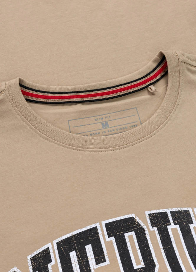 Koszulka męska T-Shirt Pitbull West Coast Norton beżowa