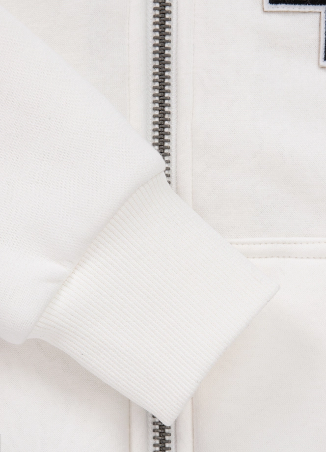 Bluza damska z kapturem Pit Bull Pitbull Sherpa Ruffina 24 ZIP biała