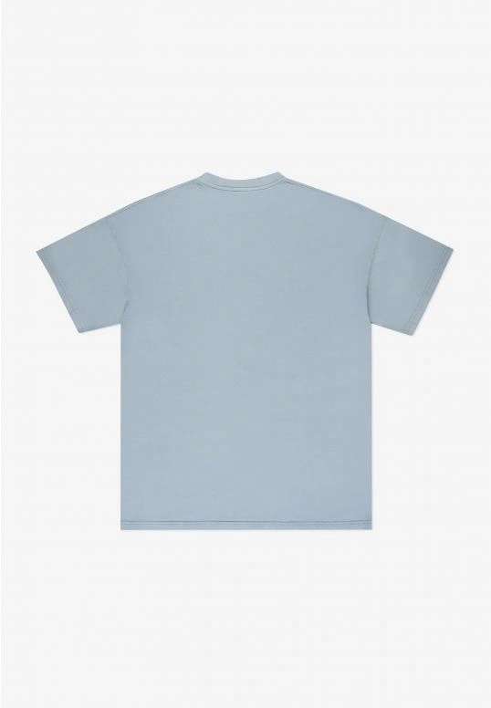 Koszulka męska t-shirt Prosto Varsity jasno niebieska