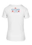 Koszulka damska T-shirt Pit Bull Fur-Ever Love biała