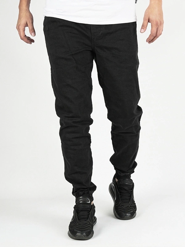 Spodnie męskie jogger jeans Środowisko Miejskie Laur Icon czarne/złote
