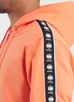 Bluza męska z kapturem Pitbull Pit Bull Tape Nugget ZIP łososiowa pomarańczowa