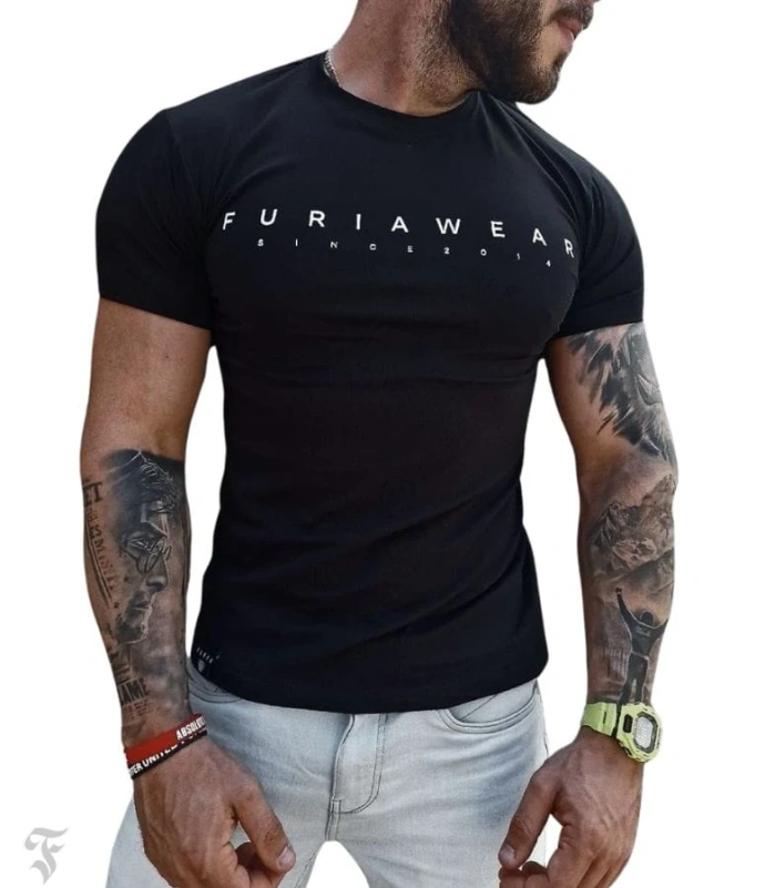 Koszulka męska t-shirt FURIA Since Basic czarna