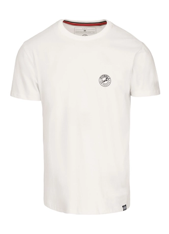 Koszulka męska T-Shirt Pit Bull Pitbull San Diego CA Small Logo Slim Fit biała