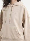 Bluza damska z kapturem Pitbull Manzanita Washed beżowa