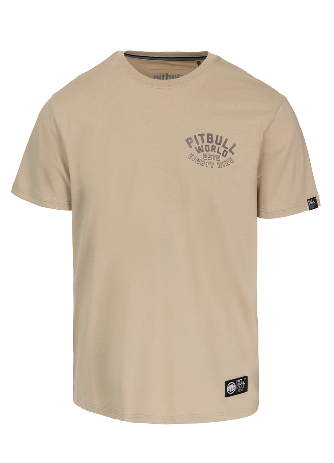Koszulka męska T-Shirt Pitbull West Coast Guardian Angel beżowa