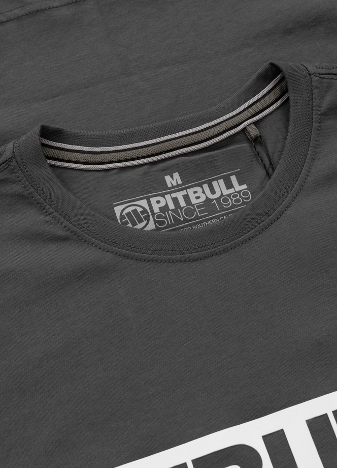Koszulka męska T-Shirt Pitbull Hilltop grafitowa