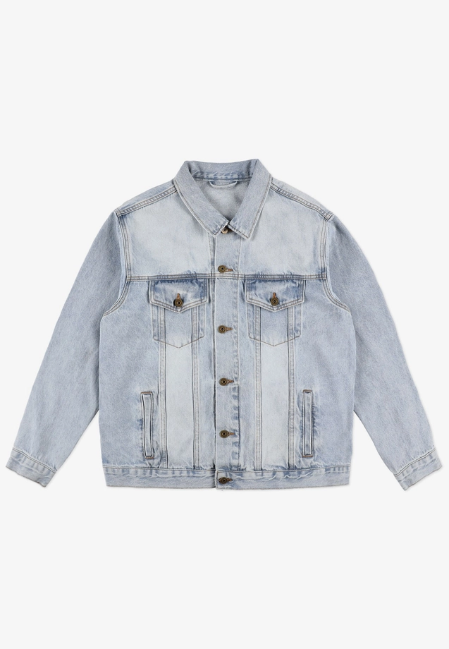 Kurtka męska jeansowa Prosto Civil niebieska