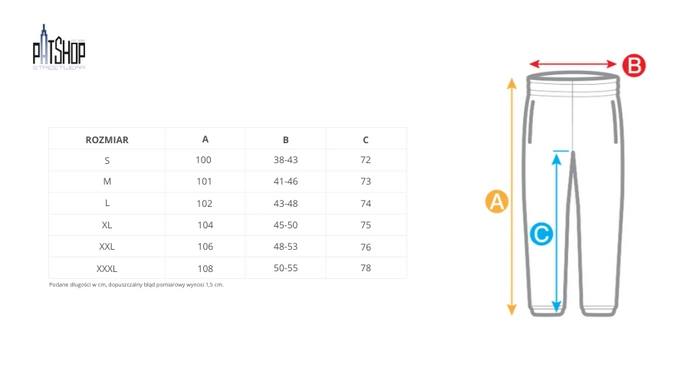 Spodnie męskie dresowe Pitbull Pit Bull Dogwood czarne