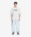 Koszulka męska t-shirt oversize Prosto Cameleo biała