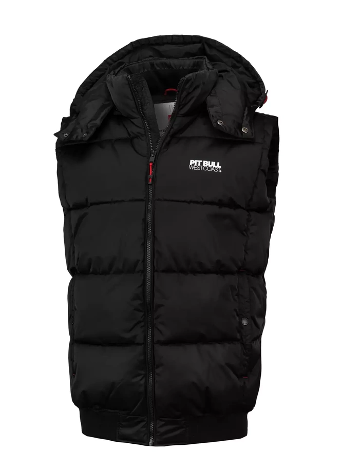 Bezrękawnik Kamizelka Pit Bull Walpen Hooded Vest czarny