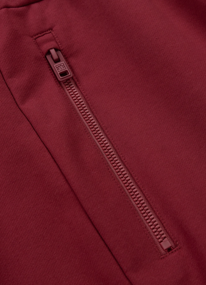 Spodenki szorty dresowe męskie Pitbull Nugget bordowe