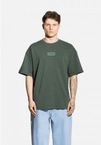 Koszulka męska t-shirt oversize Prosto Box 2.0 zielona