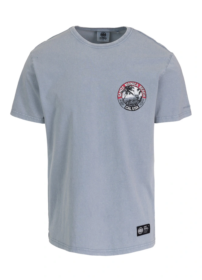 Koszulka męska T-Shirt Pit Bull Pitbull Denim Washed Oceanside 25 jasno niebieska