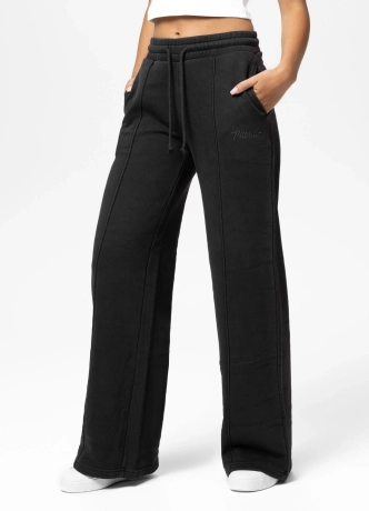 Spodnie dresowe damskie Pit Bull Lovia Wide Leg ciemno grafitowe