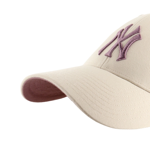 Czapka z daszkiem 47 Brand New York Yankees Snap beżowa różowa