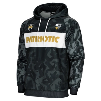 Bluza męska z kapturem Patriotic Football Gold hoodie szaro/czarna