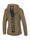 Bluza damska z kapturem Pit Bull Pitbull Hilltop Zip brązowa