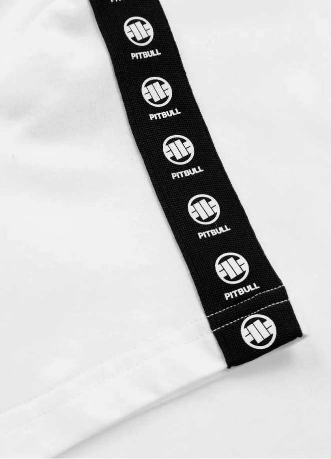 Koszulka damska T-shirt Pit Bull Tape Nugget biała