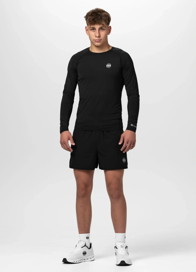 Koszulka męska Longsleeve Pit Bull Performance Pro+ Runway czarna