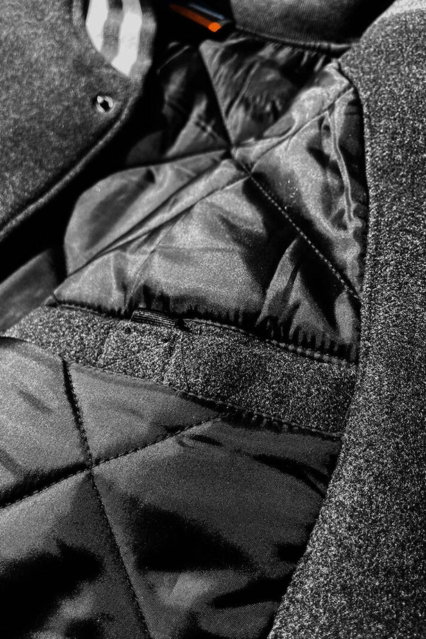 Kurtka zimowa Mass Denim Athletic ciemny szary