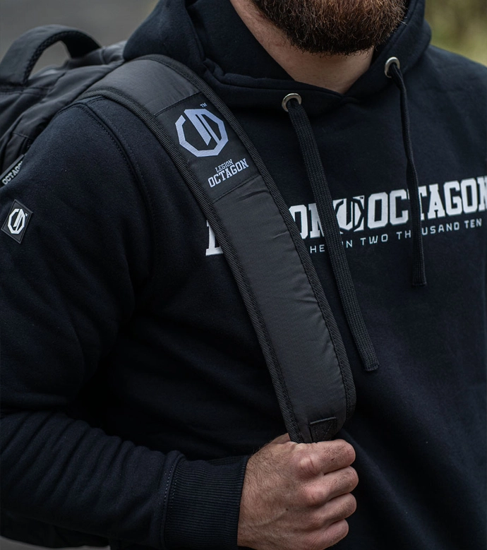 Plecak Legion Octagon Zęby czarny