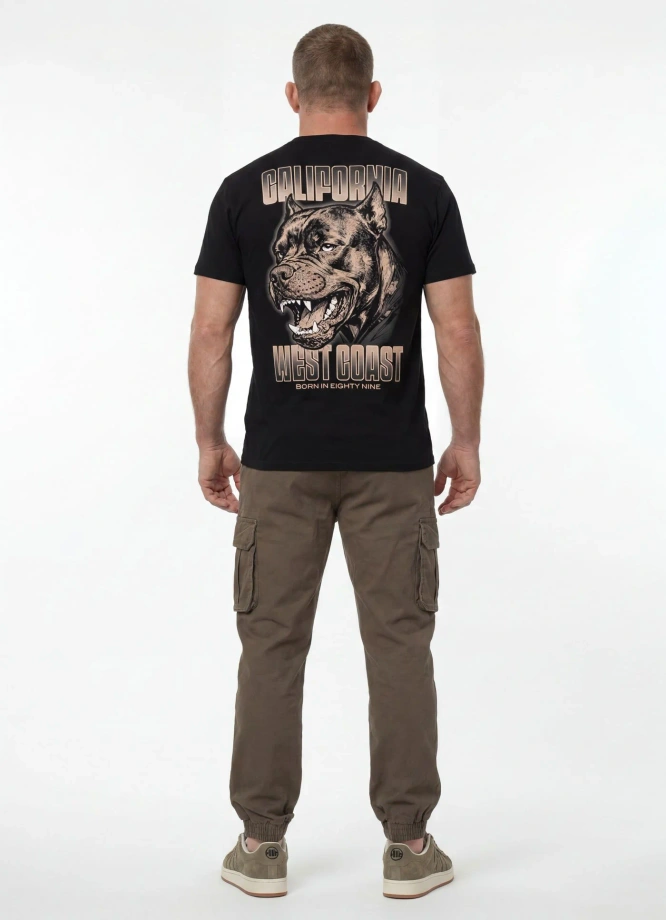 Koszulka męska T-Shirt Pit Bull Best Coast czarna