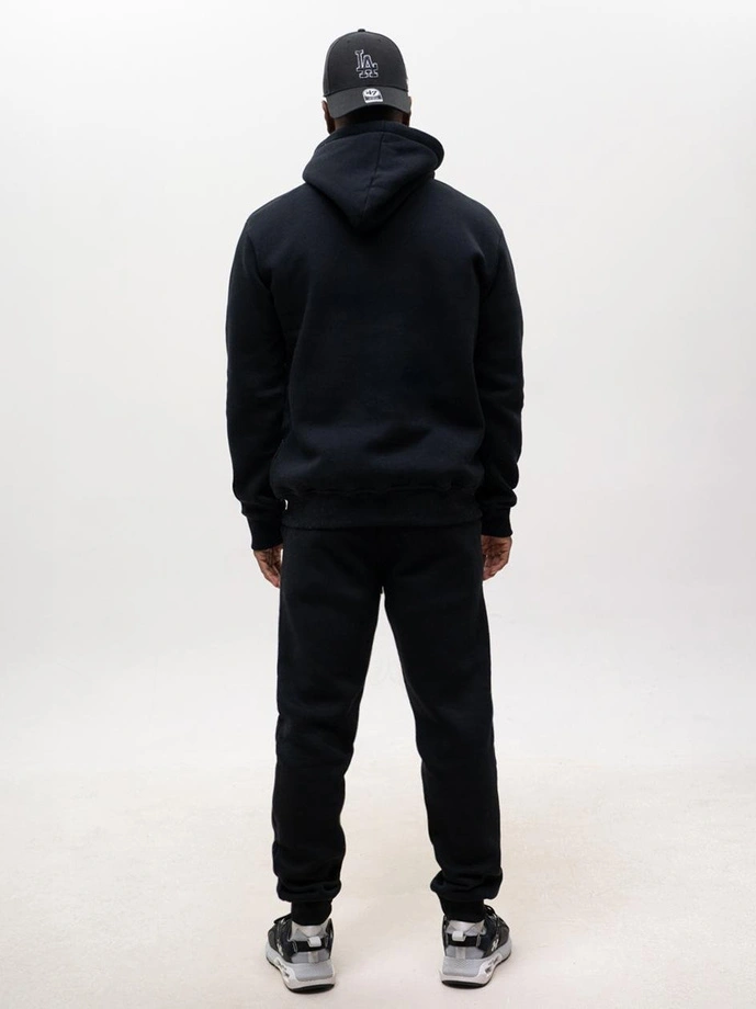 Komplet dresowy męski Jigga Wear Trap Logo czarny