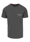 Koszulka męska T-Shirt Pit Bull Pitbull USA CAL Slim Fit grafitowa