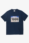 Koszulka męska t-shirt Prosto Runner granatowa