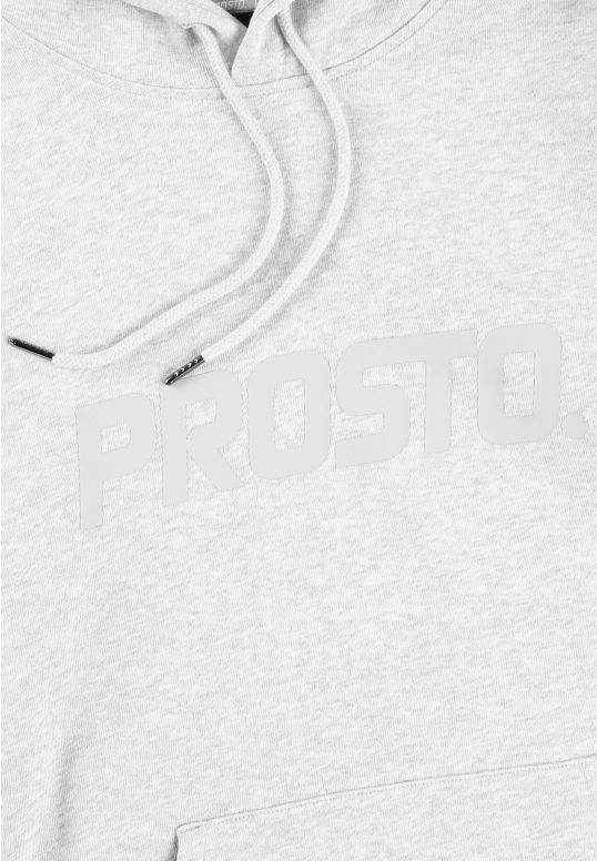 Bluza męska z kapturem Prosto Matched hoodie szara