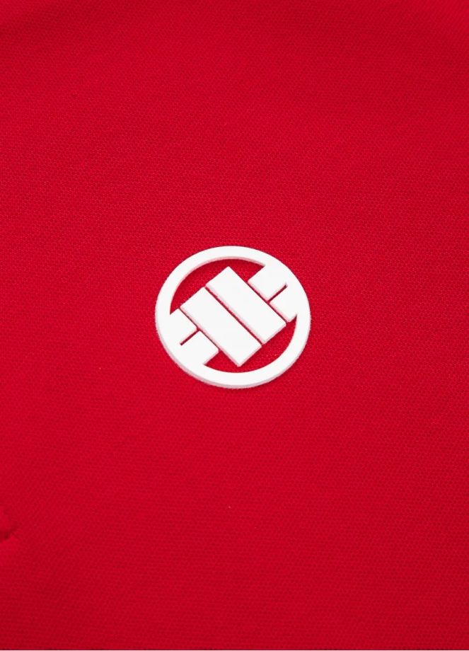 Koszulka męska Polo Pitbull Pit Bull Pique Rockey czerwona