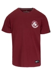 Koszulka męska T-Shirt Pit Bull Pitbull Dog SD bordowa