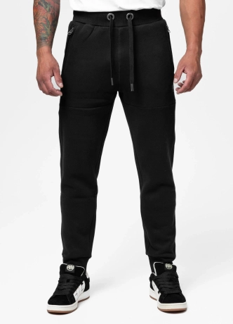 Spodnie męskie dresowe Pit Bull Small Logo HD czarne