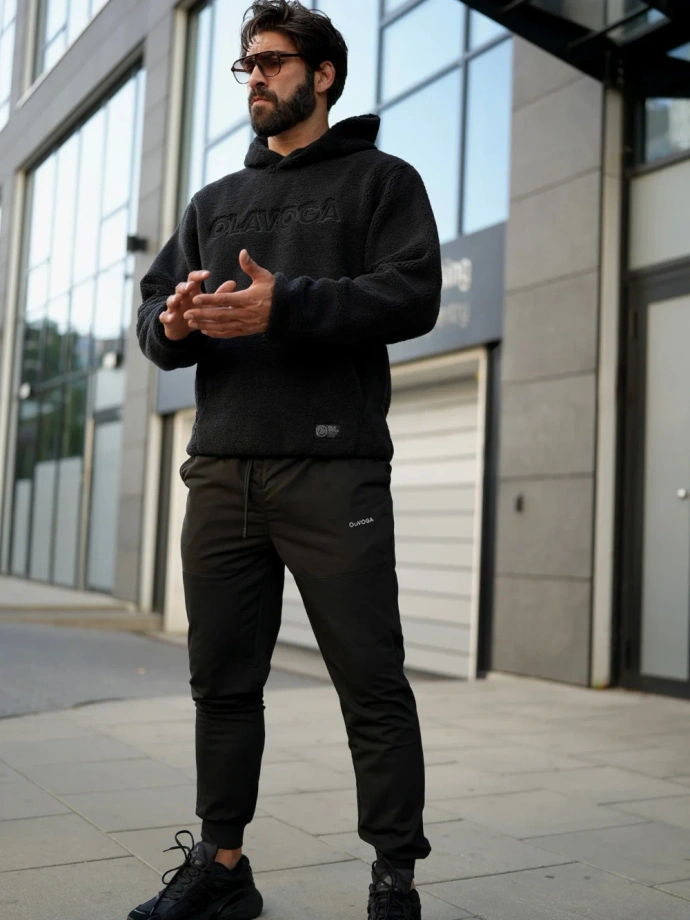 Spodnie męskie jogger Olavoga KIURE czarne