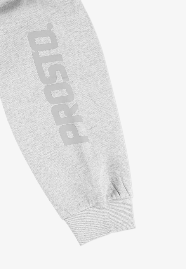 Spodnie dresowe męskie Prosto Matched szare