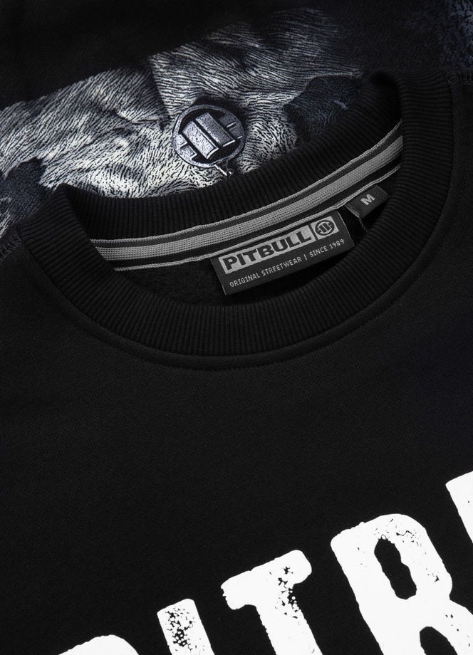 Bluza męska Pitbull Pit Bull Street King crewneck czarna